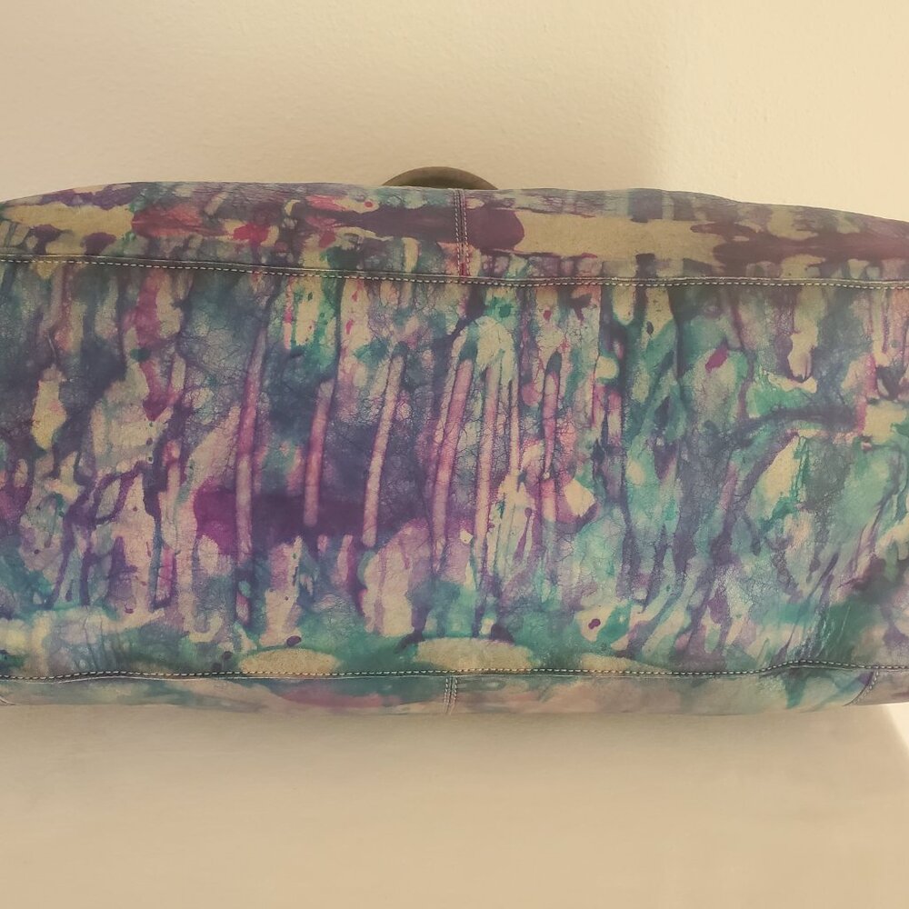 Balenciaga Graffiti giant City Bag Purse pink blue purple green grey gray silver - Picture 5 of 16